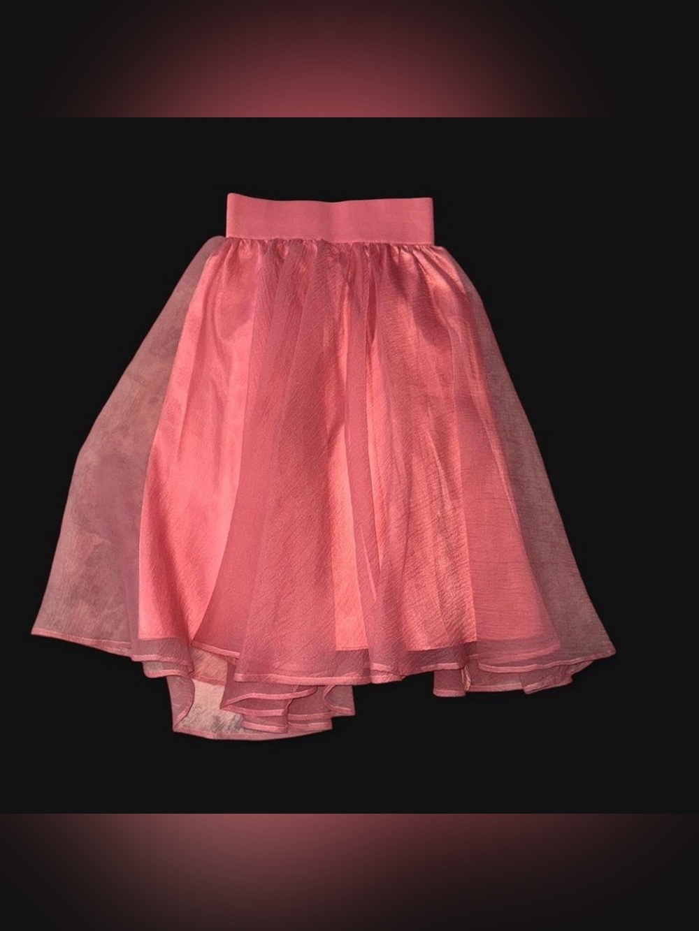 EUC Vintage Tatyana Pink Layered Tulle Tutu Midi Skirt